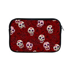 Funny Skull Rosebed Apple Macbook Pro 13  Zipper Case by designworld65