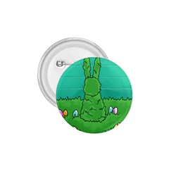 Rabbit Easter Green Blue Egg 1 75  Buttons by Mariart
