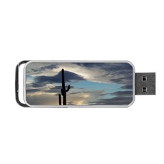 Cactus Sunset Portable Usb Flash (two Sides) by JellyMooseBear