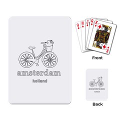 Amsterdam Playing Card by Valentinaart
