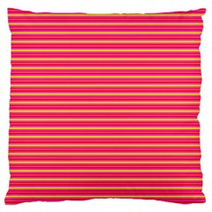 Decorative Lines Pattern Large Cushion Case (two Sides) by Valentinaart