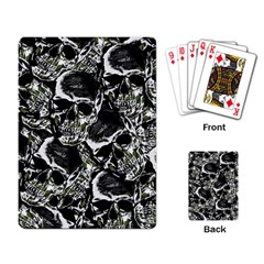 Skulls Pattern Playing Card by ValentinaDesign
