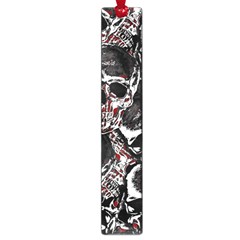 Skulls Pattern Large Book Marks by ValentinaDesign