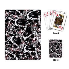 Skull Pattern Playing Card by ValentinaDesign