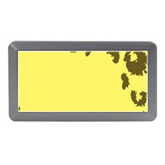 Banner Polkadot Yellow Grey Spot Memory Card Reader (mini) by Mariart