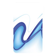 Glittering Abstract Lines Blue Wave Chefron Memory Card Reader by Mariart