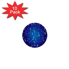 Astrology Illness Prediction Zodiac Star 1  Mini Buttons (10 Pack)  by Mariart