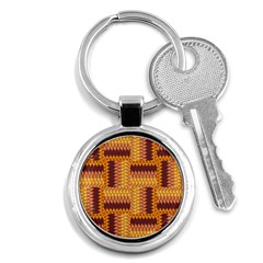 Geometric Pattern Key Chains (round)  by linceazul