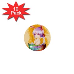 Easter Bunny Furry 1  Mini Buttons (10 Pack)  by Catifornia