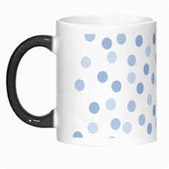 Bubble Balloon Circle Polka Blue Morph Mugs by Mariart