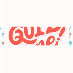 Question Mark Quiz Time Large Bar Mats by Mariart