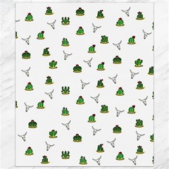 Cactus Pattern Canvas 20  X 24   by Valentinaart