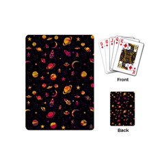 Space Pattern Playing Cards (mini)  by ValentinaDesign