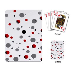 Decorative Dots Pattern Playing Card by ValentinaDesign