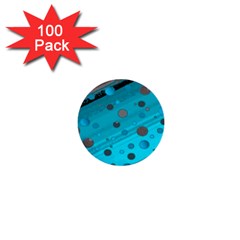 Decorative Dots Pattern 1  Mini Buttons (100 Pack)  by ValentinaDesign