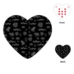 Aztecs pattern Playing Cards (Heart)  Front
