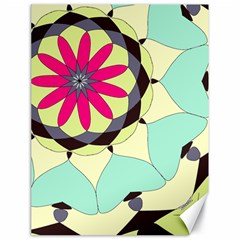 Pink Flower Canvas 18  X 24   by digitaldivadesigns