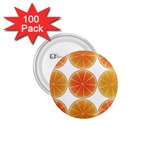 Orange Discs Orange Slices Fruit 1.75  Buttons (100 pack)  Front
