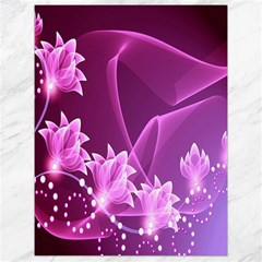 Lotus Sunflower Sakura Flower Floral Pink Purple Polka Leaf Polkadot Waves Wave Chevron Canvas 18  X 24   by Mariart