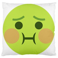 Barf Standard Flano Cushion Case (two Sides) by BestEmojis