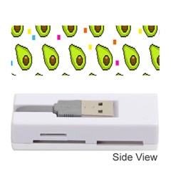 Avocado Seeds Green Fruit Plaid Memory Card Reader (stick)  by Mariart