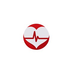 Cardiologist Hypertension Rheumatology Specialists Heart Rate Red Love 1  Mini Magnets by Mariart