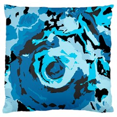 Abstract Art Large Flano Cushion Case (one Side) by ValentinaDesign