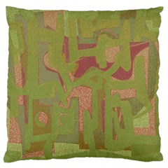 Abstract Art Large Cushion Case (one Side) by ValentinaDesign