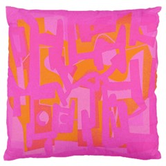 Abstract Art Large Flano Cushion Case (one Side) by ValentinaDesign