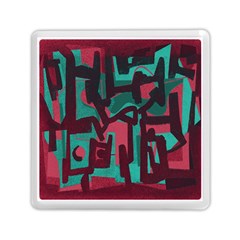Abstract Art Memory Card Reader (square)  by ValentinaDesign