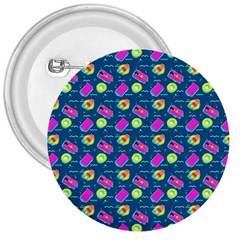 Summer Pattern 3  Buttons by ValentinaDesign