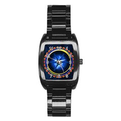 Power Core Stainless Steel Barrel Watch by linceazul