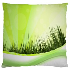 Green Background Wallpaper Texture Standard Flano Cushion Case (two Sides) by Nexatart