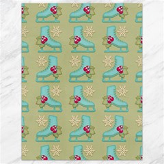 Ice Skates Background Christmas Canvas 18  X 24   by Mariart