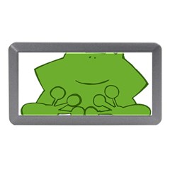 Illustrain Frog Animals Green Face Smile Memory Card Reader (mini) by Mariart