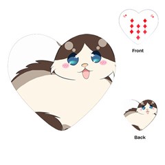 Ragdoll Cat For Life Playing Cards (heart)  by Catifornia