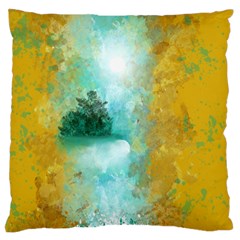 Turquoise River Standard Flano Cushion Case (one Side) by digitaldivadesigns