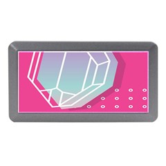 Behance Feelings Beauty Polka Dots What Ever Leaf Diamon Pink Memory Card Reader (mini) by Mariart