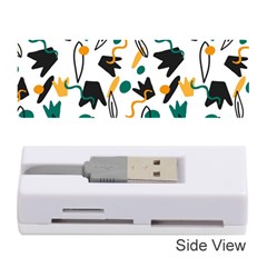 Flowers Duck Legs Line Memory Card Reader (stick)  by Mariart