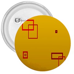 Overlap Squares Orange Plaid Red 3  Buttons by Mariart