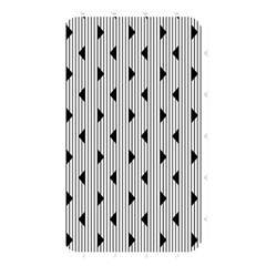 Stripes Line Triangles Vertical Black Memory Card Reader by Mariart