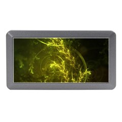 Beautiful Emerald Fairy Ferns In A Fractal Forest Memory Card Reader (mini) by jayaprime