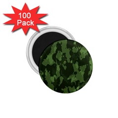 Camouflage Green Army Texture 1 75  Magnets (100 Pack)  by BangZart
