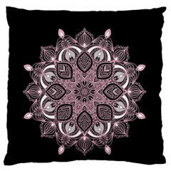 Ornate Mandala Large Flano Cushion Case (two Sides) by Valentinaart