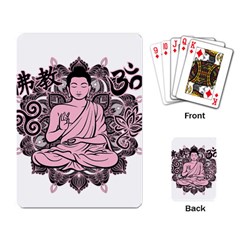 Ornate Buddha Playing Card by Valentinaart