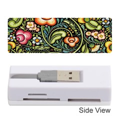 Bohemia Floral Pattern Memory Card Reader (stick)  by BangZart