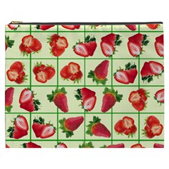 Strawberries Pattern Cosmetic Bag (xxxl)  by SuperPatterns