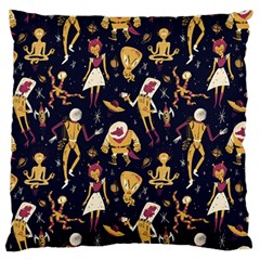 Alien Surface Pattern Large Flano Cushion Case (one Side) by BangZart