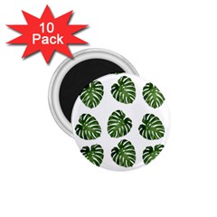 Leaf Pattern Seamless Background 1 75  Magnets (10 Pack)  by BangZart