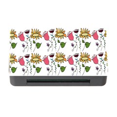 Handmade Pattern With Crazy Flowers Memory Card Reader With Cf by BangZart
